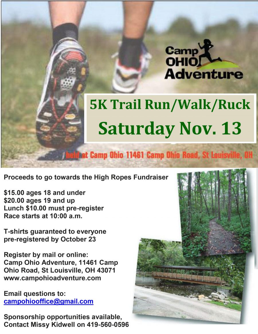 5K TRAIL RUN/WALK/RUCK